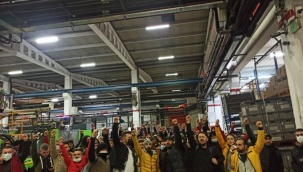 İşçiler kendilerini fabrikaya kapattı, çatıya çıktı: 108 gözaltı