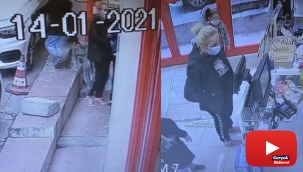 İstanbul’da yankesici anne kamerada