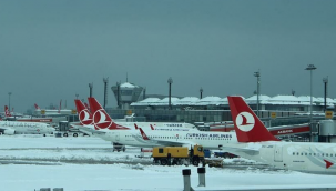 İstanbul Havalimanı'nda tüm uçuşlar durduruldu