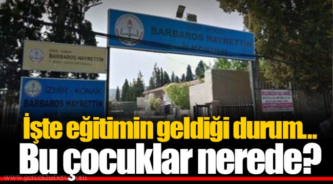 İşte eğitimin geldiği durum...Bu çocuklar nerede?