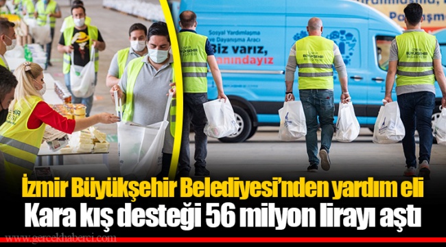 İzmir Büyükşehir Belediyesi’nden yardım eli