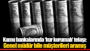 Kamu bankalarında ‘kur korumalı’ telaşı: Genel müdür bile müşterileri aramış