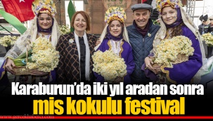 Karaburun’da iki yıl aradan sonra mis kokulu festival