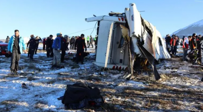 Kayseri'de feci kaza! Otobüs devrildi: Bir kişi öldü, çok sayıda yaralı var