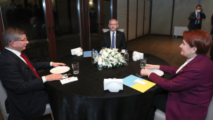 Kılıçdaroğlu, Akşener ve Davutoğlu akşam yemeğinde bir araya geldi