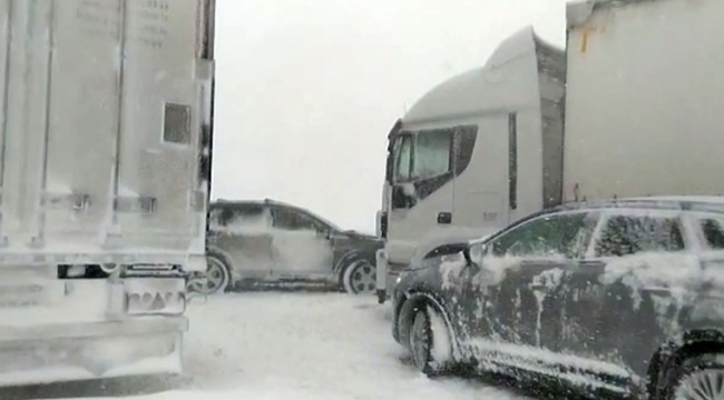 Kuzey Marmara Yolunda 30 araç birbirine girdi
