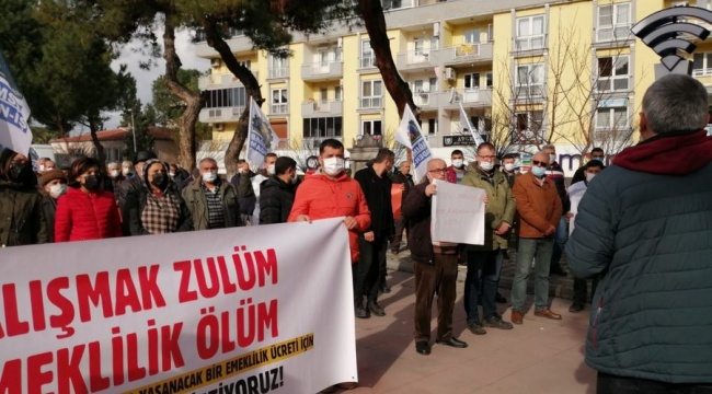 Madencilerden emeklilik eylemi: İnsanca yaşayacak maaş istiyoruz