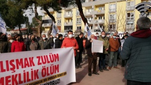 Madencilerden emeklilik eylemi: İnsanca yaşayacak maaş istiyoruz