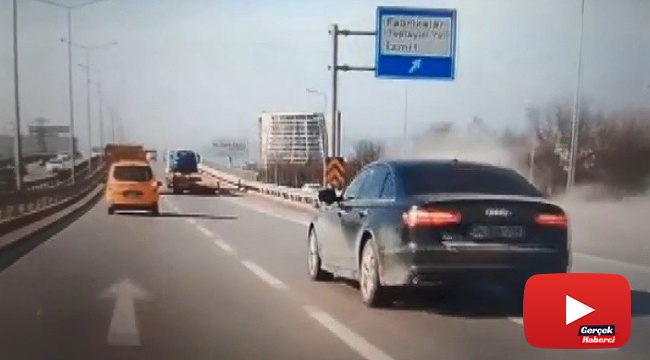 Makas atarken kaza yaptılar