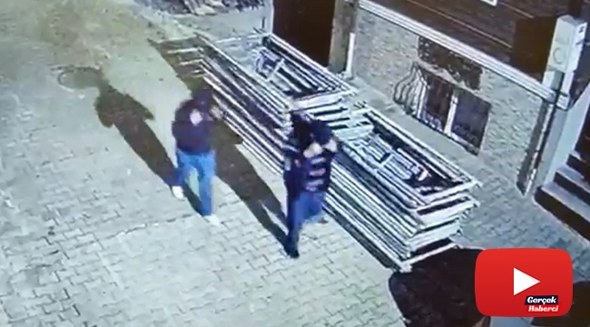 Makasla kilidi kesip, 5 bin liralık inşaat malzemesi çaldılar