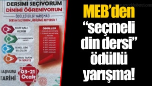 MEB’den “seçmeli din dersi” ödüllü yarışma!