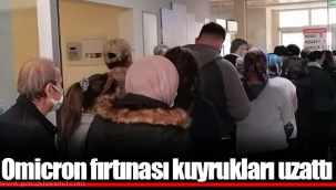 Omicron fırtınası kuyrukları uzattı