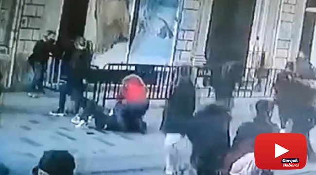 Polis yankesiciyi üstüne atlayarak yakaladı