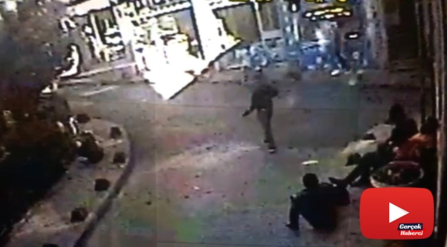 Pompalı dehşeti kamerada: Yanlış dükkana ateş açıp yoluna devam etti