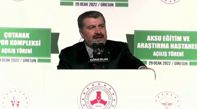 Sağlık Bakanı Fahrettin Koca: Gripte de aynı sayıda vatandaşımızı kaybediyoruz