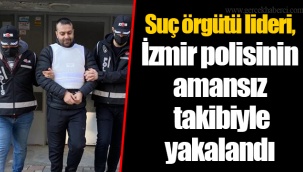 Suç örgütü lideri, İzmir polisinin amansız takibiyle yakalandı