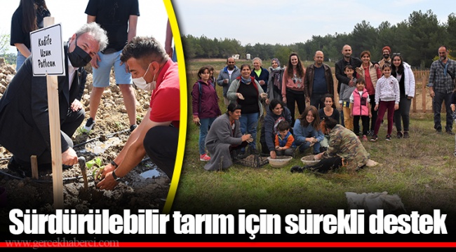 Sürdürülebilir tarım için sürekli destek