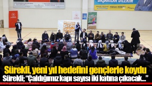 Sürekli; “Çaldığımız kapı sayısı iki katına çıkacak…”