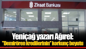 Yeniçağ yazarı Ağırel: ''Demirören kredilerinin'' korkunç boyutu