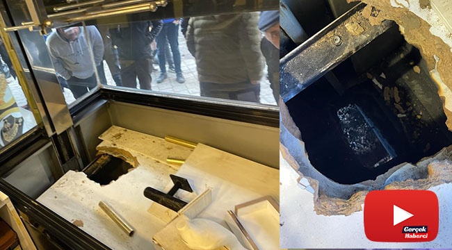 Akıl almaz hırsızlık: Dere yatağından girip altın dolu kasayı çaldılar
