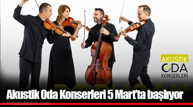 Akustik Oda Konserleri 5 Mart’ta başlıyor