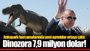 Ankapark harcamalarında yeni ayrıntılar ortaya çıktı: Dinozora 7,9 milyon dolar!