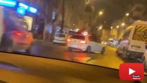 Asker eğlencesinde yol kapatıp drift yaptılar