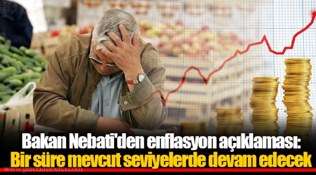 Bakan Nebati'den enflasyon açıklaması: Bir süre mevcut seviyelerde devam edecek
