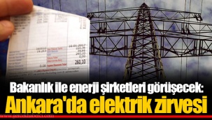 Bakanlık ile enerji şirketleri görüşecek: Ankara'da elektrik zirvesi