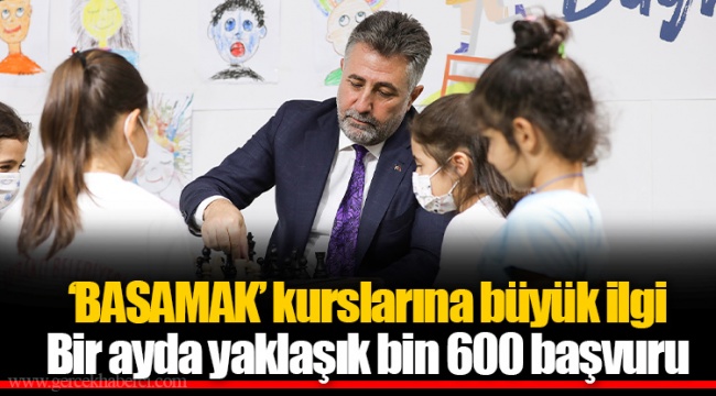 ‘BASAMAK’ kurslarına büyük ilgi