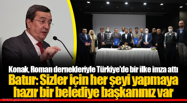 Batur: Sizler için her şeyi yapmaya hazır bir belediye başkanınız var