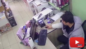 Beyaz eşya mağazasında milyonluk gasp kamerada