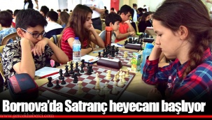 Bornova’da Satranç heyecanı başlıyor