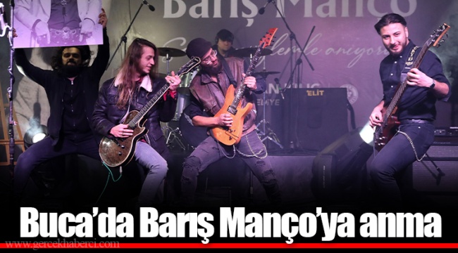 Buca’da Barış Manço’ya anma