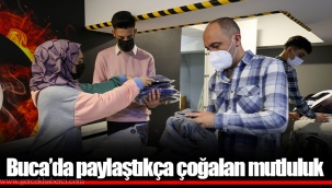 Buca’da paylaştıkça çoğalan mutluluk