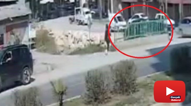 Can pazarı yaşanmıştı... Otomobilin su kanalına düşme anı kamerada