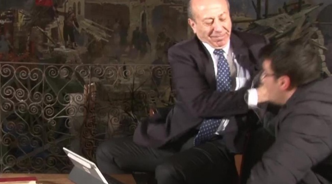 Canlı yayında tokat yiyen İHA muhabiri Ahmet Demir, Muharrem Sarıkaya ile uzlaşma yoluna gitti