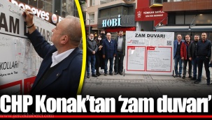 CHP Konak’tan ‘zam duvarı’