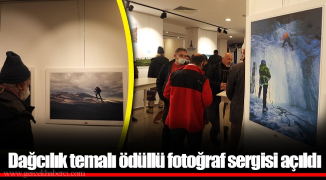 Dağcılık temalı ödüllü fotoğraf sergisi açıldı
