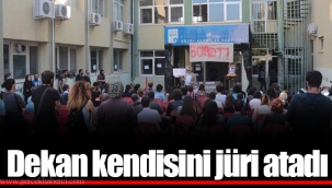 Dekan kendisini jüri atadı