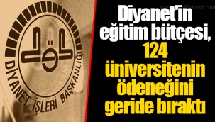 Diyanet'in eğitim bütçesi, 124 üniversitenin ödeneğini geride bıraktı
