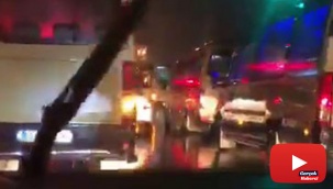 Dolmuşçular tünel kapatıp asker eğlencesi yaptı