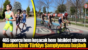 Duatlon İzmir Türkiye Şampiyonası başladı