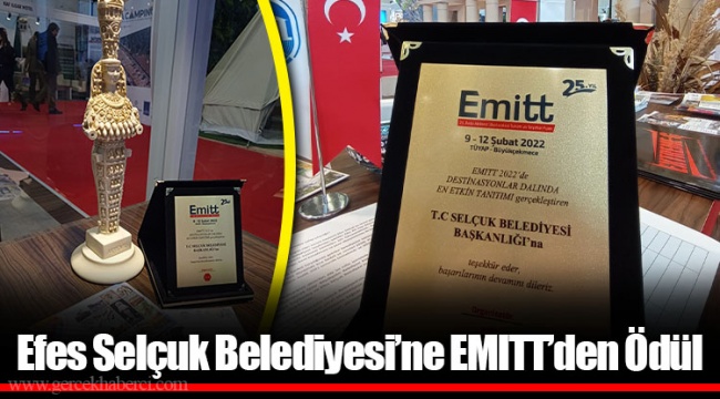 Efes Selçuk Belediyesi’ne EMITT’den Ödül