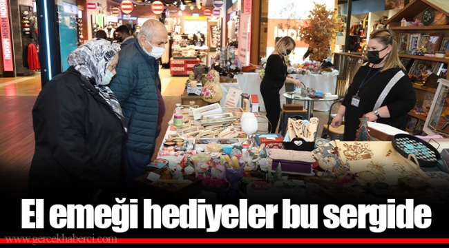 El emeği hediyeler bu sergide