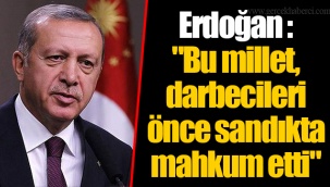 Erdoğan :