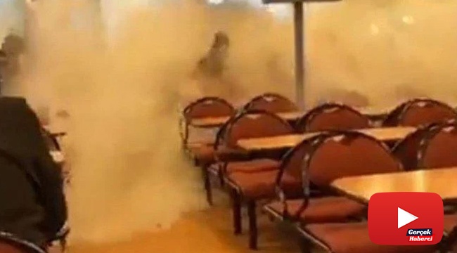 Fırtına nedeniyle seyir halindeki feribotun camları patladı