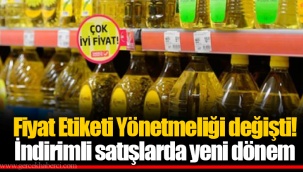 Fiyat Etiketi Yönetmeliği değişti! İndirimli satışlarda yeni dönem