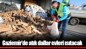 Gaziemir’de atık dallar evleri ısıtacak