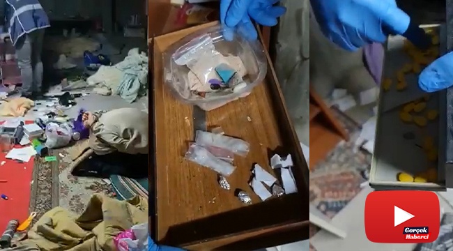 “Gece torbacısı” çöp evde kıskıvrak yakalandı